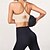 cheap Sports Bras &amp; Vests-Women&#039;s Workout Tank Tops Sports Bra Underwear High Supports Breathable Wireless Padded Solid / Plain Color Sport Activewear Black White Gym Fitness Yoga