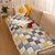 cheap Sofa Cover-Cream Sofa Cover Large Plaid Square Fuzzy Pet Dog Mat Bed Couch Cover