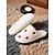 voordelige Damespantoffels &amp; slippers-Dames Slippers Fuzzy pantoffels Indoor pantoffels Warme Pantoffels Huis Valentijnsdag Dagelijks Hartvormig Met fleece gevoerd Platte hak Ronde Teen Pluche Casual Comfortabel Imitatiebont Leegloper
