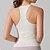 economico Top Yoga-Per donna Reggiseno da yoga Carro armato Reggiseno sportivo Supporto medio Senza ferretto Gli sport Tinta unica Top Per Palestra Atletico Pilates Abbigliamento sportivo