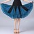 cheap Latin Skirts-Latin Dance Skirts Pleats Pure Color Splicing Women&#039;s Performance Training High Polyester