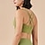 voordelige Sportbeha&#039;s en Tops-Dames Sport bh&#039;s Ondergoed / Onderkleding Medium ondersteuning Draadloos Gewatteerd Effen / effen kleur Sport Sportkleding Blozend Roze Rood Pilates Hardlopen Yoga