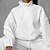 economico Tute da ginnastica-Per donna Tuta da Ginnastica Pantaloni da Tuta Felpa pullover Cerniera a un quarto Tinta unita Completo Abbigliamento Primavera Autunno Nero Bianco Palestra Allenamento Corsa Vita Alta Antivento