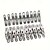 abordables Rangement et organisation-Lot de 100 pinces à linge en acier inoxydable, pinces à linge en métal antidérapantes et coupe-vent, pinces à linge durables et résistantes à la rouille pour l&#039;intérieur &amp;utilisation en extérieur,