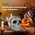 baratos Halloween-Tora de gás de caveira humana imitada de Halloween para lareiras internas ou externas, carvão de cerâmica à prova de fogo em forma de caveira para fogueira, tora de caveira refratária para fogueira,