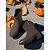 voordelige Cowboy &amp; Western Boots-Dames koffie western halfhoge laarzen met decoratieve knopen - stijlvol, door de boerderij geïnspireerd ontwerp voor oogstfeesten en casual buitenkleding