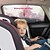 abordables Service de Véhicule-Lot de 2 ou 4 moustiquaires universelles pour vitres de voiture, rideaux pare-soleil moustiquaires pour vitres de voiture, protection UV contre les insectes et le soleil