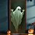 billige Halloween dørcovers-Halloween Dør Covers Spøgelse Dør Tapestry Dør Gardin Dekoration Baggrund Dør Banner til Forhenget Landhus Ferie Fest Indendørs Udendørs Dekorationsforsyninger