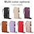baratos Capa Samsung-telefone Capinha Para Samsung Galaxy S26 Ultra Plus S25 S25 Edge S24 S23 S22 Plus Ultra S23 FE A16 A55 5G A15 Capa para Cartão Wallet Zíper com cordão Slot para cartão Retro TPU Couro PU