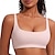 cheap Sports Bras &amp; Vests-Women&#039;s Workout Tank Tops Sports Bra Underwear Medium Support Breathable Wireless Padded Solid / Plain Color Sport Activewear Black Pink Gym Fitness Yoga
