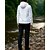 abordables Chaquetas impermeables-Mujer Conjunto deportivo Set de senderismo Al aire libre Impermeable Trajes de senderismo Ropa de senderismo Verano Primavera Camiseta Camping / Senderismo / Espeleología Corriendo Color sólido Blanco