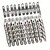 abordables Rangement et organisation-Lot de 100 pinces à linge en acier inoxydable, pinces à linge en métal antidérapantes et coupe-vent, pinces à linge durables et résistantes à la rouille pour l&#039;intérieur &amp;utilisation en extérieur,