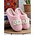 cheap Women&#039;s Slippers &amp; Flip-Flops-Women&#039;s Pink &quot;Best Mama&quot; Fleece Slippers – Soft Cozy Indoor House Shoes for Moms, Gifts and Everyday Comfort