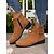 cheap Ankle Boots-Women&#039;s Faux Suede Ankle Boots with Side Zipper and Buckle – Comfortable Casual Booties for Fall Outings, Garden Walks &amp; Weekend Getaways