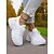 voordelige Damessneakers-Flyknit sportschoenen voor dames – lichtgewicht veterschoenen voor wandelen, naar de sportschool en casual uitstapjes