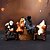billiga Halloween-Halloween skrivbordsdekoration - häxa spöke gungstol gotisk harts halloween figurin samlarstaty läskig miniatyr halloween dekorationer för hemmet vardagsrum skrivbordsdisplay