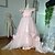 abordables Robes à Fleurs pour Filles-Robe de Demoiselle d&#039;Honneur Fille Fille Robe de première communion Robe de Soirée Mariage Soirée Princesse Doux Noël Carnaval Froncé Couleur Unie Sans bretelles Col Rond Blanche Rose Claire 4 ans et