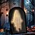 abordables Éclairage intérieur et pour la fête-Miroir holographique fantôme d'Halloween avec des yeux effrayants pour la décoration de maison hantée Décoration d'Halloween effrayante pour les fournitures de fête intérieures et extérieures