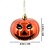 お買い得  ハロウィン-ハロウィンツリーのカボチャの飾り3個、3.15インチのミニ吊り下げボール飾り、ロープ付き、プラスチック製の夜のクリスマス装飾、小さな木、休日、パーティー、自宅、屋内用