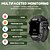 abordables Relojes inteligentes-Reloj inteligente de 2,01 pulgadas, reloj inteligente para fitness, running, Bluetooth, podómetro, recordatorio de llamadas, rastreador de actividad, compatible con Android e iOS, para hombre, modo