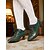 ieftine anii 1920-Pantofi oxford verzi pentru femei, din epoca edwardiană – pantofi eleganți victoriani vintage cu toc mediu, cu șireturi și detalii brogue, perfecți pentru petreceri cu ceai, cosplay și evenimente istorice, din anii 1900-1910