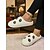 abordables Claquettes et tongs femme-Chaussons pour femme à imprimé ballon de rugby doublés en polaire – chaussures d&#039;intérieur confortables pour les jours de match, la détente et les cadeaux de vacances