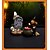 billiga Halloween-Halloween skrivbordsdekoration - häxa spöke gungstol gotisk harts halloween figurin samlarstaty läskig miniatyr halloween dekorationer för hemmet vardagsrum skrivbordsdisplay