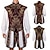 voordelige Outfits-Prins Cosplay kostuum Outfits Rococo Renaissance for Voor heren Volwassenen Halloween Carnaval Prestatie Feest / Uitgaan Maskerade