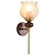 abordables Appliques murales d&#039;intérieur-Applique murale en verre, luminaires muraux modernes, appliques murales de ferme avec abat-jour en verre transparent, appliques murales pour salon, chambre, escalier, salle de bain, couloir 110-240 V