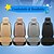 abordables Fundas de asiento para coche-1 juego de cojines esenciales de verano para asientos delanteros individuales con un diseño simple y versátil con material fresco. Son cómodos, transpirables y fáciles de instalar.