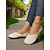 baratos Sapatilhas de mulher-sapatilhas femininas confortáveis de couro sintético descalço – calçados minimalistas de cano largo para caminhadas casuais, uso diário e viagens