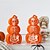 billige Halloween rekvisittbelysning-6 stk. halloween gresskarlykt festdekorasjon hjem scene modelleringsdel spøkelsesnattlys kreativ hodeskalle gresskarlykt