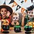 levne Halloween-řetězec světla vnitřní venkovní domácí čarodějnice kotel cukroví servírovací mísa domov &amp;zahradní dovolená &amp;sezónní dekorace