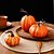 abordables Figurines et ornements-Décoration de citrouille artificielle 3 pièces, citrouilles en mousse de décoration d'automne bohème pour Halloween pour une utilisation intérieure et extérieure, centre de table de fête des récoltes