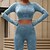billiga Set och One-Pieces-Dam 2 delar Yogatröja Loungekläder Höst Ensfärgat Träningsdräkter Svart Ljusröd Gymträning Hög midja Stretch Andningsfunktion Långärmad Sport Sportkläder Smal