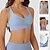cheap Sports Bras &amp; Vests-Women&#039;s Workout Tank Tops Sports Bra Underwear Medium Support Breathable Wireless Padded Solid / Plain Color Sport Activewear Black Blue Gym Fitness Yoga