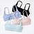 cheap Sports Bras &amp; Vests-Women&#039;s Workout Tank Tops Sports Bra Underwear Medium Support Breathable Wireless Padded Solid / Plain Color Sport Activewear Black Pink Gym Fitness Yoga