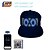 preiswerte Haushaltsgeräte-mehrsprachige Bluetooth-LED-Smart-Cap, individueller Bluetooth-Hut, mobile App-Steuerung, Bearbeitung, LED-Anzeige, Hut, LED-Lampe, Wort