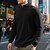 abordables Polo clásico para hombre-Hombre Camisetas polo con diseño de gofre Camisetas polo Ropa Cotidiana Cita Cremallera de un cuarto Manga Larga Moda Básico Plano Cremallera Primavera Otoño Ajuste regular Negro Blanco Vino Caqui