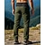 preiswerte Unterteile-Herren Wanderhosen Regenhose zum Wandern Softshellhosen Sommer Frühling Außen Normale Passform Wasserdicht Winddicht Unterteile Reißverschlusstasche Armeegrün Camping / Wandern Laufen S M L XL XXL