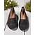 billige Slip-ons og loafers til kvinner-Damesko med kaffefarget, bred tå – myke slip-on-sko med sklisikker såle for heldagsturer, reiser og fritidsbruk.