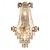 baratos Candeeiros de Parede de interior-arandelas de parede internas douradas, arandela de 1 luz, luminárias de parede modernas, arandelas de parede estilo fazenda com cúpula de vidro transparente, luzes de parede para sala de estar,
