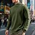 billige Basic gensere-Herre Genser Kvart glidelås genser Svart Hvit Vin Militærgrønn Kakifarget Halv glidelås عادي Jacquardvevnad Quarter Zip Sport &amp; Utendørs Daglig Ferie Polyester Gatemote Grunnleggende Fritid Vår Høst