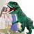 cheap Halloween-Inflatable Dinosaur Costume, T Rex Costume for Halloween (Green)