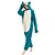 economico Costume da Animale-Pigiama Kigurumi Costume di fantasia Pigiami e camicie da notte Fantasia animale Mostri Cartone animato Caldo Costume Divertente Comodo Adulti Unisex Uomini e Donne Natale Halloween Carnevale Feste