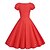 abordables Vestidos-1950s Retro Antiguo Rockabilly Vestido swing Vestido acampanado Ajuste y acampanado Lunares Escote en Pico Disfraz Mujer Víspera de Todos los Santos Carnaval Vacaciones Casual Diario Fiesta temática