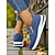 ieftine Adidași de Damă-Teniși sport slip-on din denim pentru femei cu detalii aurii – pantofi sport ușori și casual cu fermoar lateral pentru cumpărături, navete urbane și escapade de weekend
