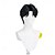abordables Pelucas de anime-Película anime Kpop Demon Hunters cosplay Jinu peluca corta cabello negro Saja Boys