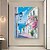 abordables Peintures paysages-Peinture à l&#039;huile abstraite faite à la main, paysage urbain de Paris, peinture à l&#039;huile, vue de la rue, personnes marchant dans les rues animées de Paris, peinture sur cadre