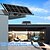 economico Lampioni-Lampada solare a sospensione per interni ed esterni, 228/180 LED, 5 modalità, con telecomando, per fienile, gazebo, garage, 1 pezzo